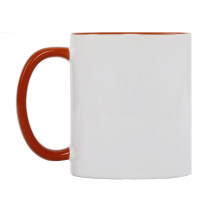 Orange Inner Rim Mug